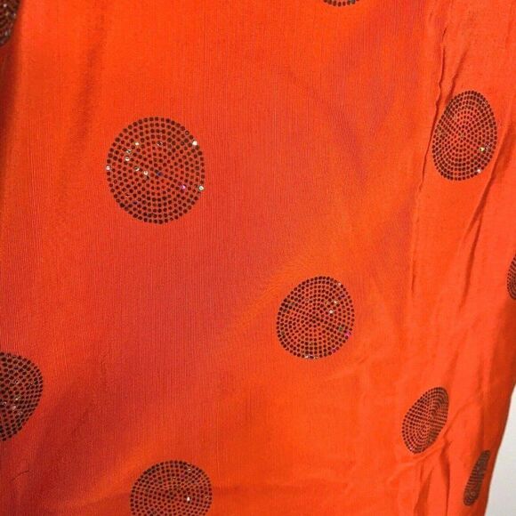 Vintage 40s Sty Val Sleeveless Shift Dress S Red - Picture 11 of 12